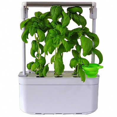 Гидропонная установка HobbyFarm Mini 6 ячеек с фитолампой